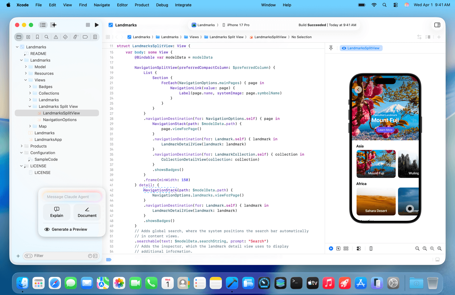 Xcode screenshot